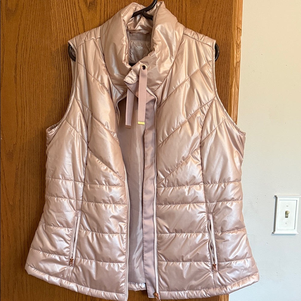 Maurices Blush Quilted Vest